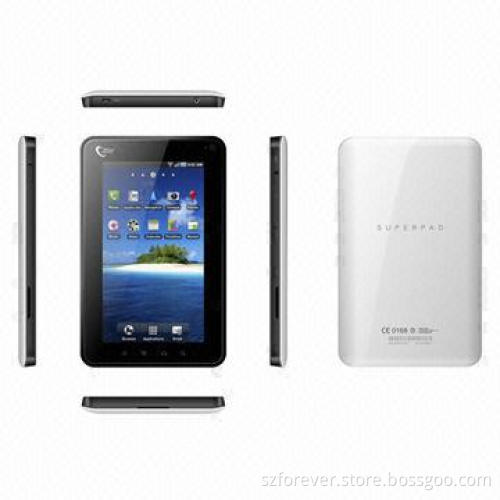 7-inch TFT LCD Screen Tablet PC with 800 x 480 (16:9) Resolution, 16M Colors